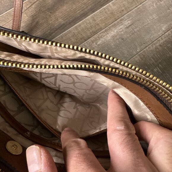 Calvin Klein Signature PVC Small Shoulder Crossbody Bag - Picture 10 of 16